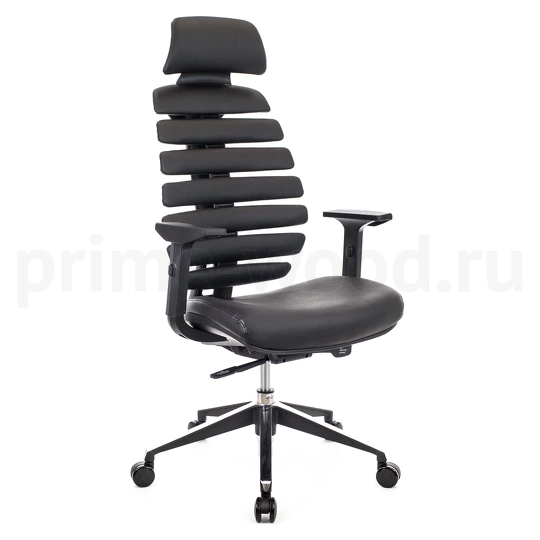 Кресло для руководителя Ergo Black кожа