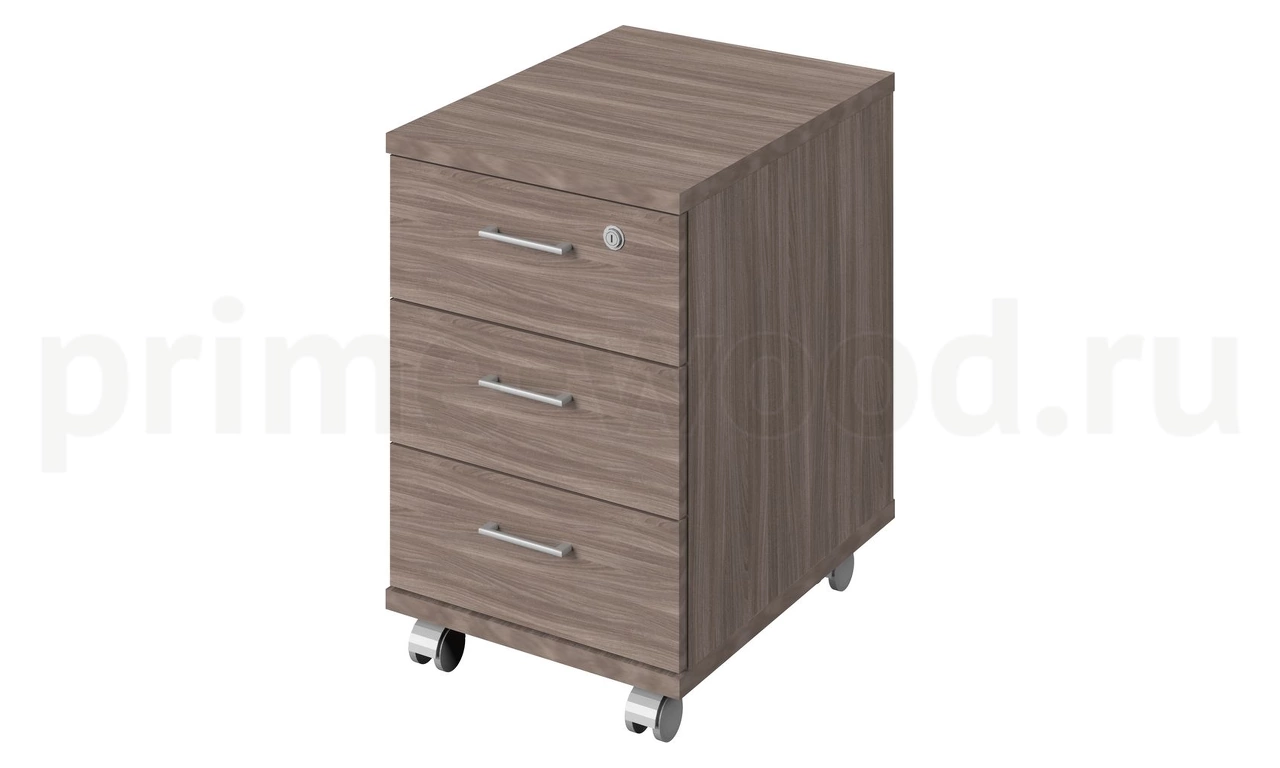 Тумба подкатная с 3 ящиками Public Comfort 38x50x39 - фото 2