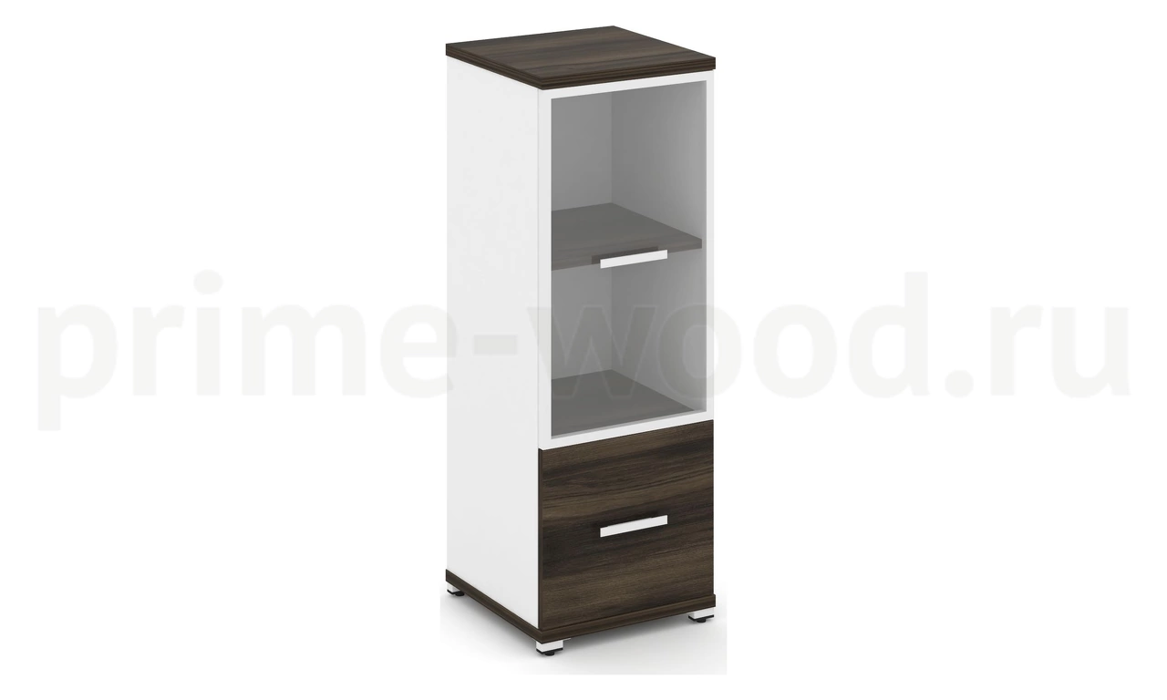 Шкаф одна узкая секция, 3 ниши CN.STU-312 RP B/W - фото 5