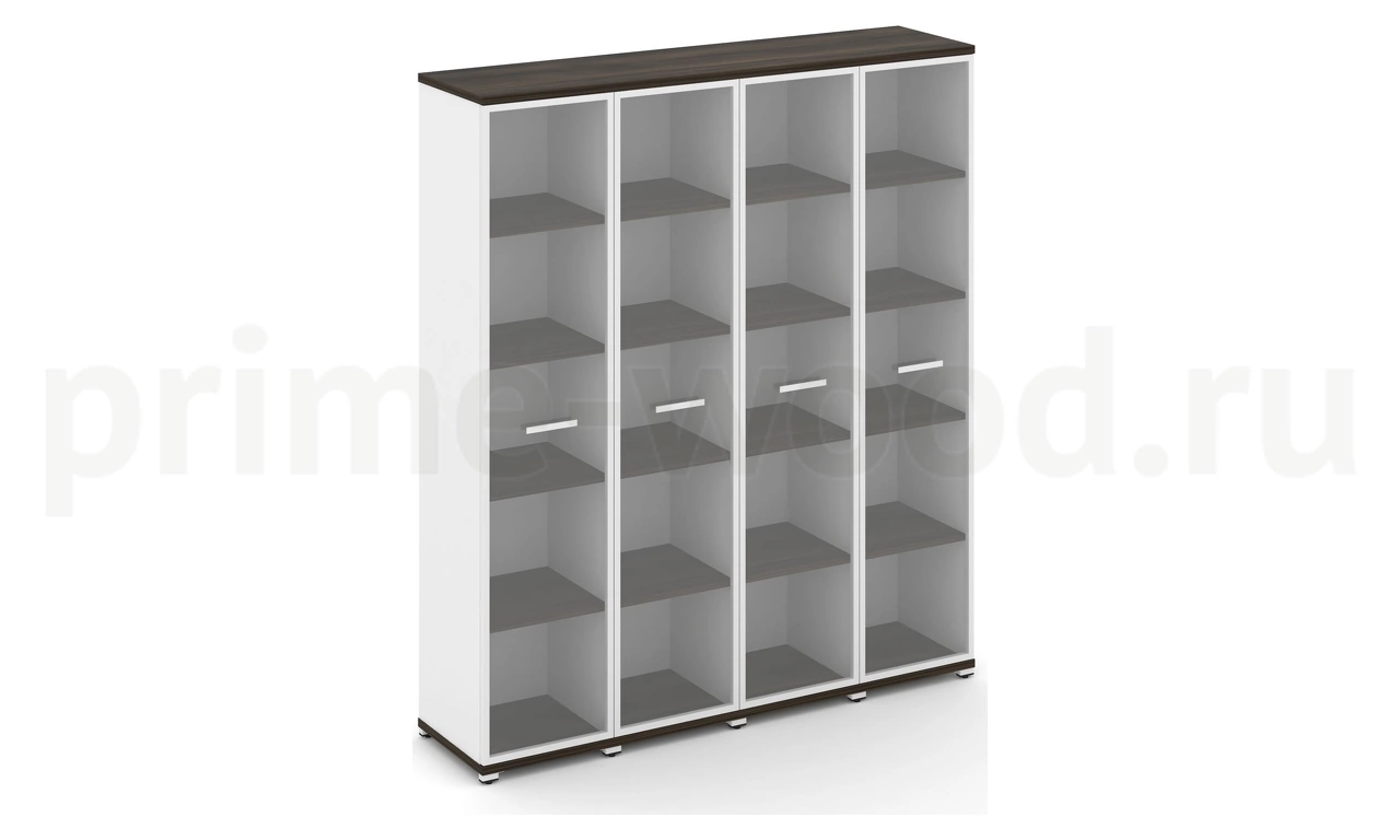 Шкаф четыре узкие секции, 5 ниш CN.STU-548 RP B/W - фото 5