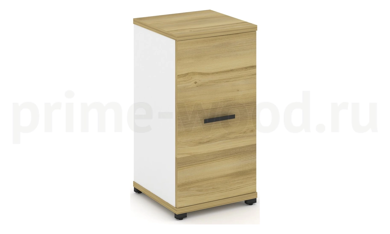 Шкаф одна узкая секция, 2 ниши (Эко) CN.STU.E-213 B/W - фото 1