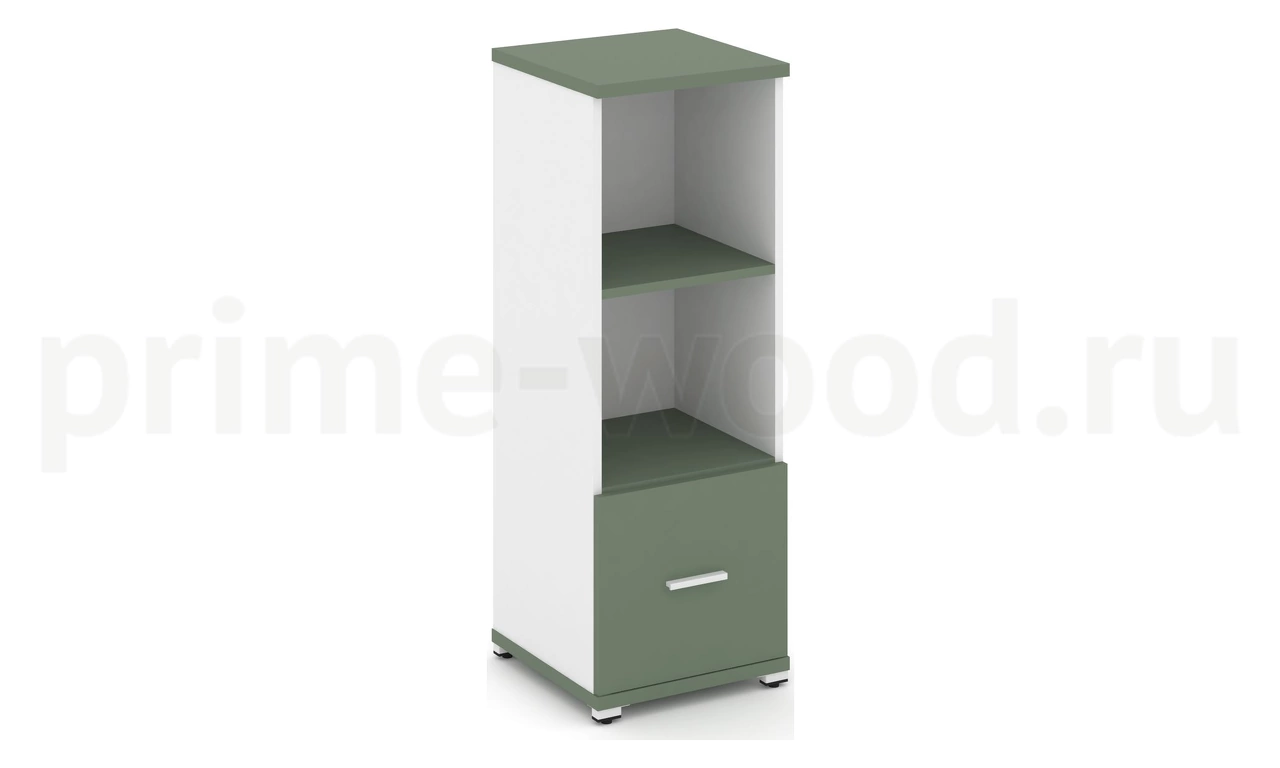 Шкаф одна узкая секция, 3 ниши CN.STU-311 B/W - фото 6