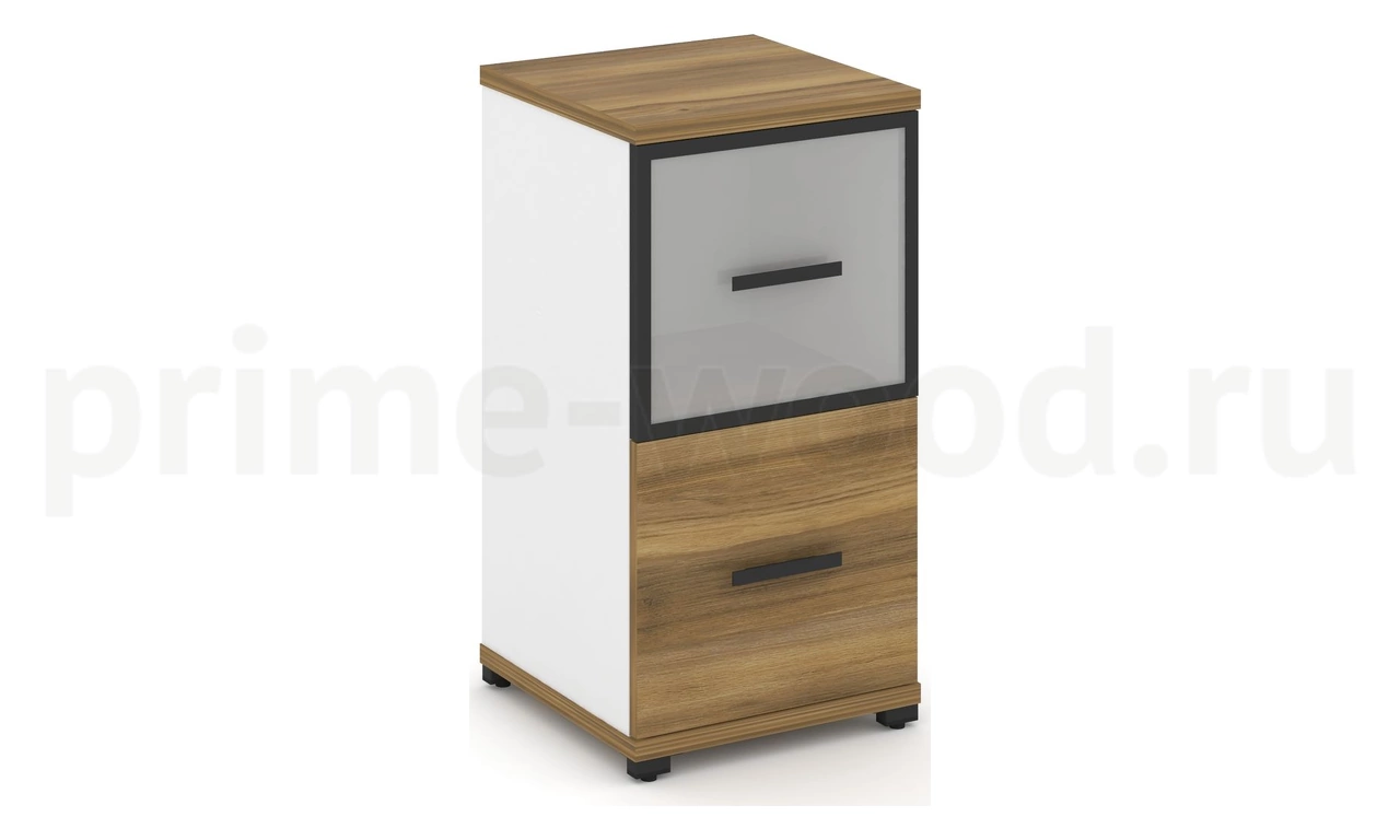 Шкаф одна узкая секция, 2 ниши CN.STU-212 RM B/W - фото 3
