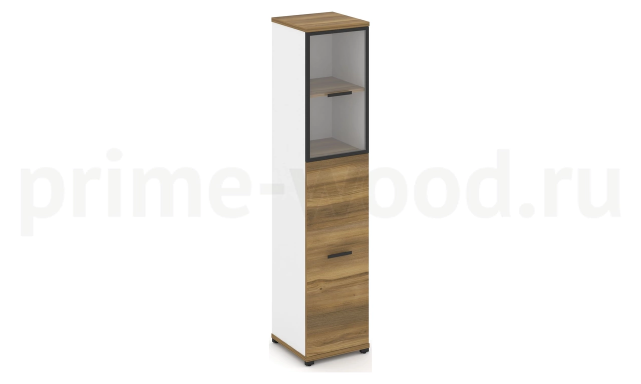 Шкаф одна узкая секция, 5 ниш CN.STU-515 RP B/W - фото 3