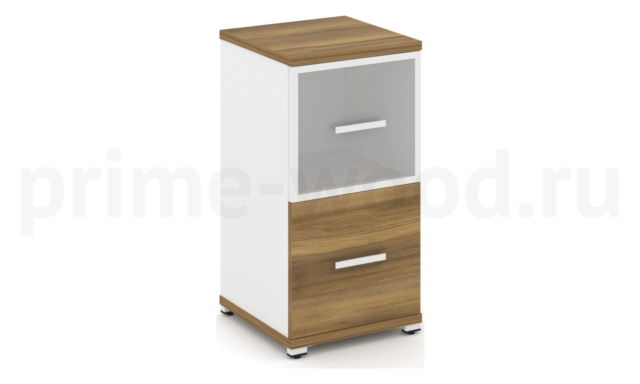 Шкаф одна узкая секция, 2 ниши CN.STU-212 RM B/W - фото 4