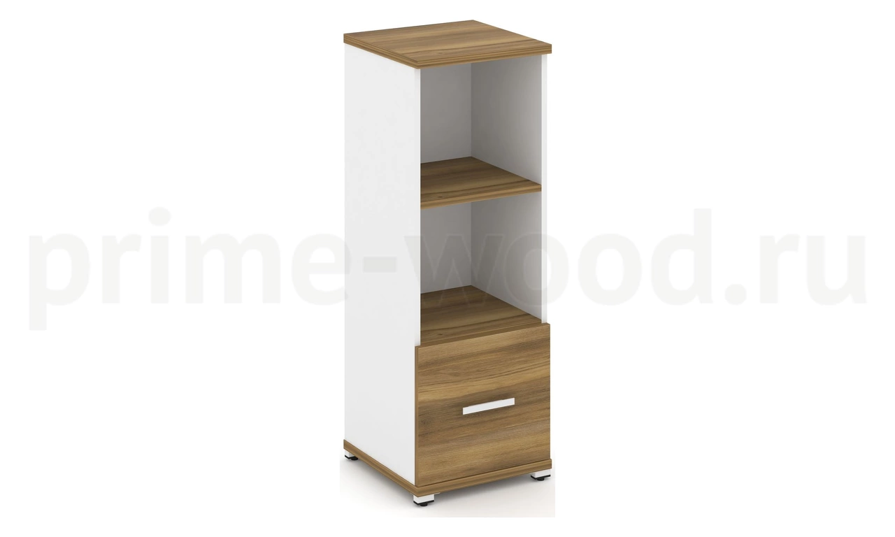 Шкаф одна узкая секция, 3 ниши CN.STU-311 B/W - фото 4