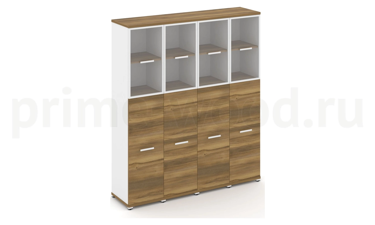 Шкаф четыре узкие секции, 5 ниш CN.STU-545 RP B/W - фото 4