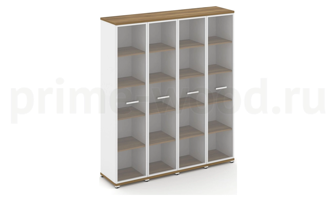 Шкаф четыре узкие секции, 5 ниш CN.STU-548 RP B/W - фото 4