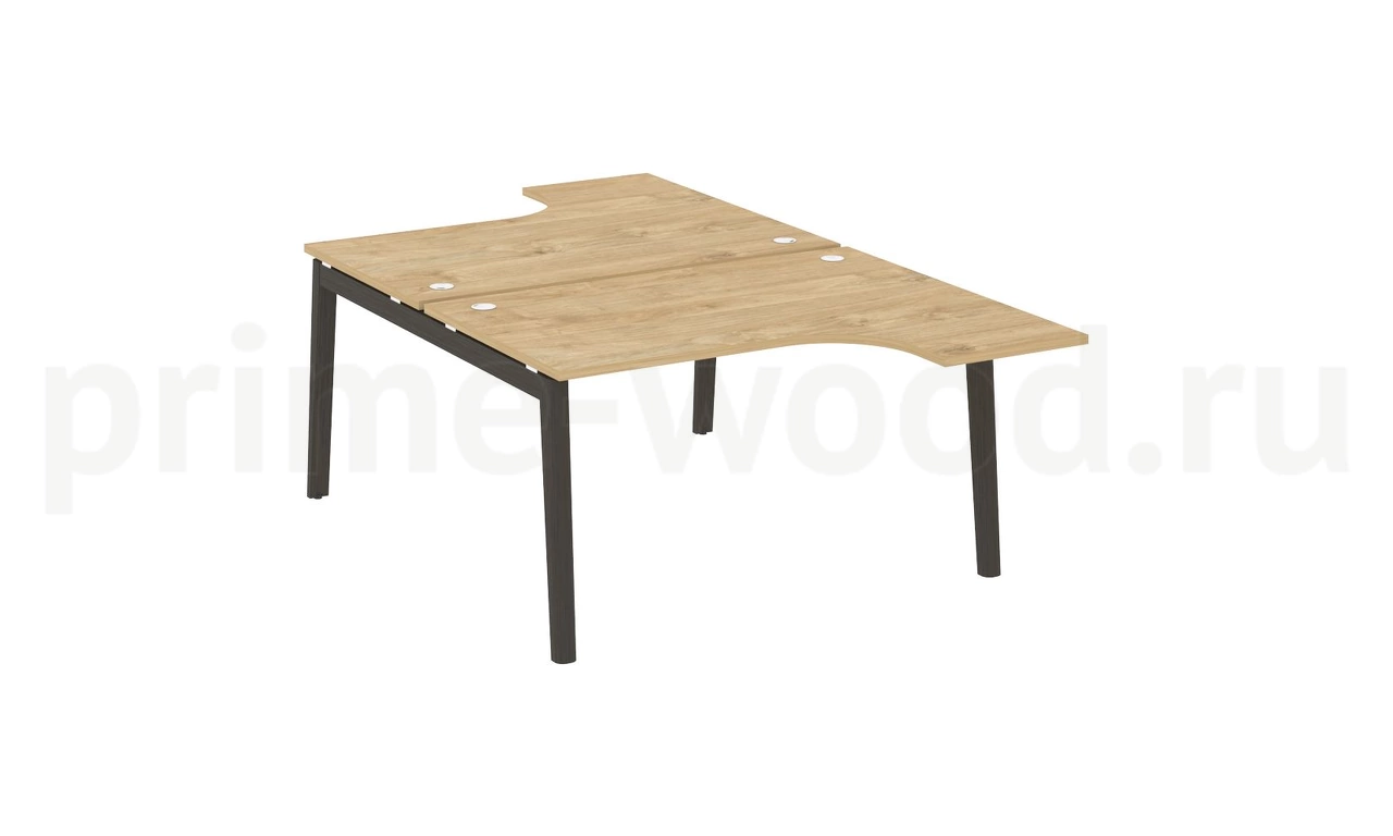 Рабочая станция, опоры - массив дерева ONIX WOOD 138x240x75 - фото 8