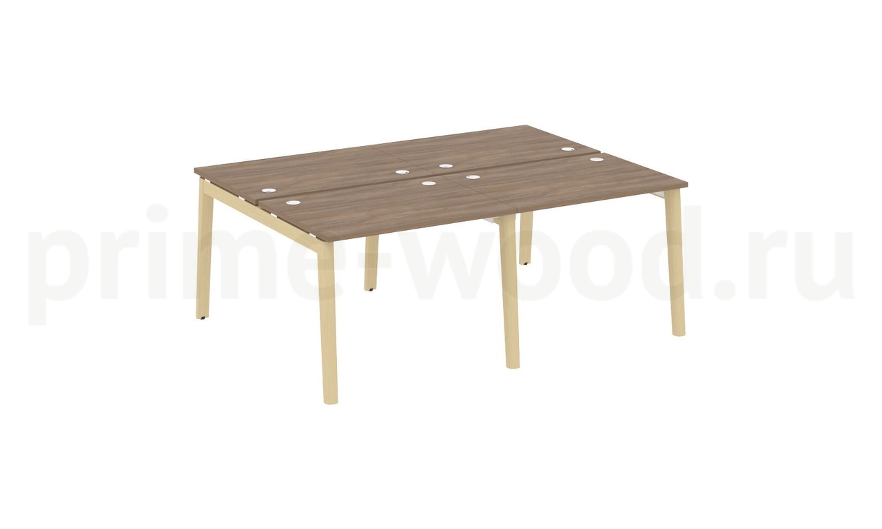 Рабочая станция, опоры - массив дерева ONIX WOOD 196x148x75 - фото 3