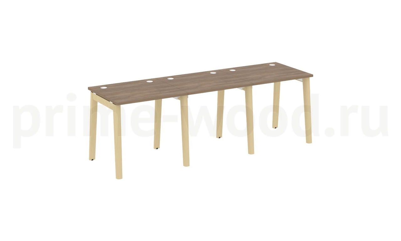 Рабочая станция, опоры - массив дерева ONIX WOOD 234x72x75 - фото 3