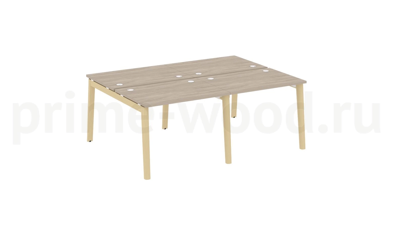 Рабочая станция, опоры - массив дерева ONIX WOOD 196x148x75 - фото 1