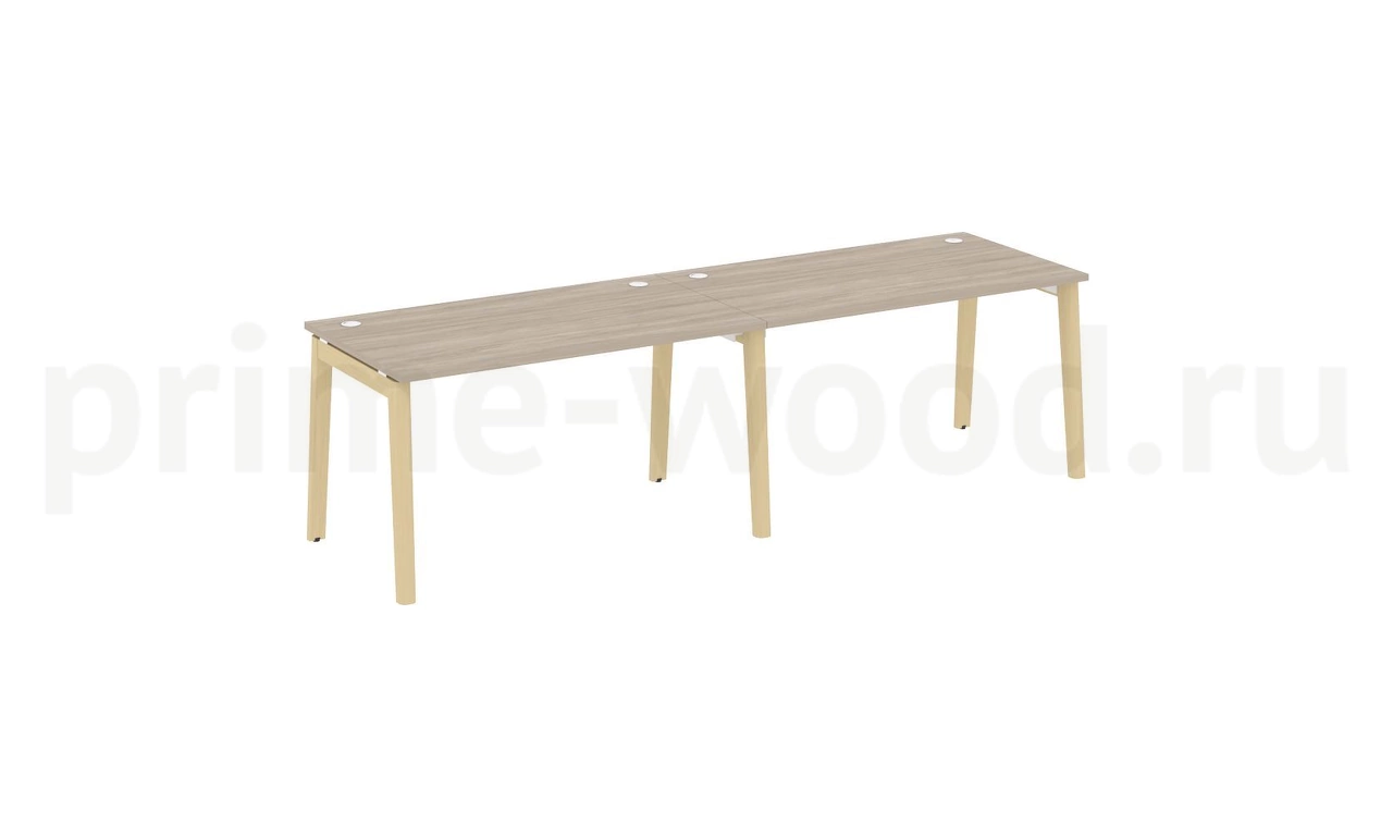Рабочая станция, опоры - массив дерева ONIX WOOD 276x80x75 - фото 1