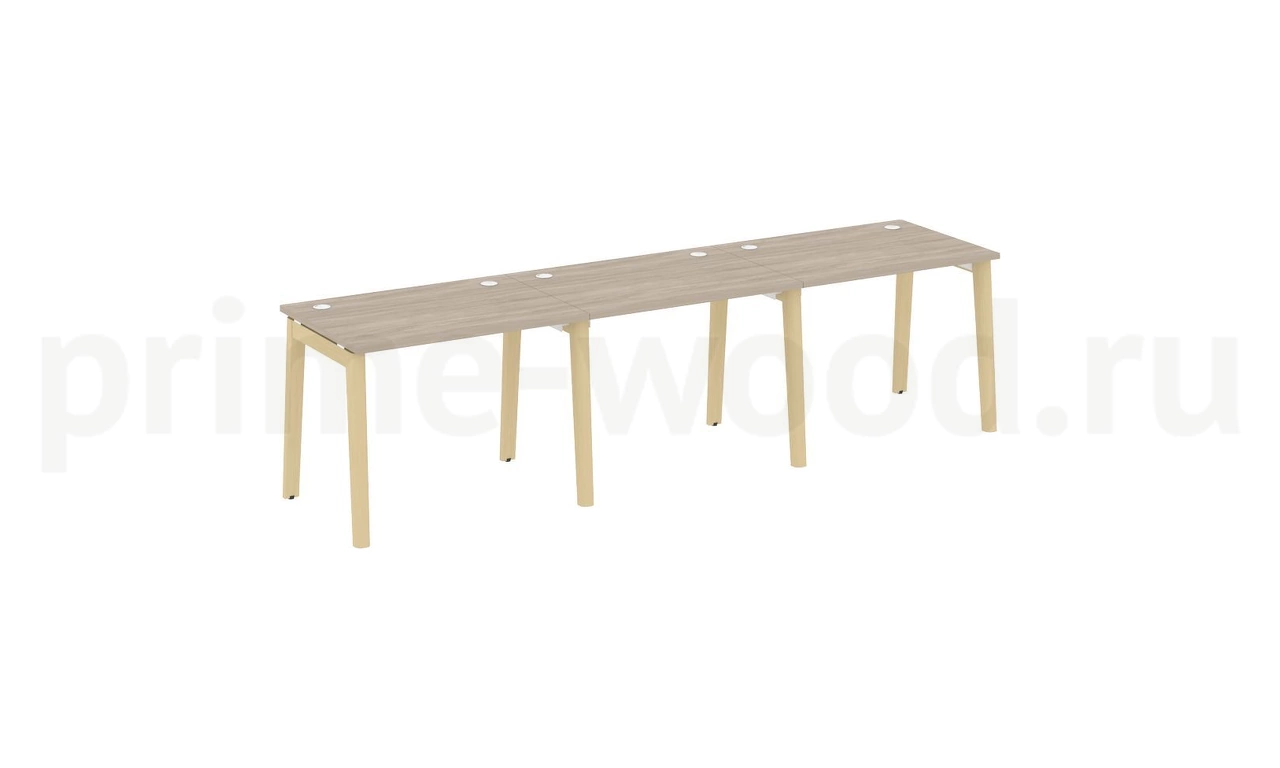 Рабочая станция, опоры - массив дерева ONIX WOOD 294x72x75 - фото 1