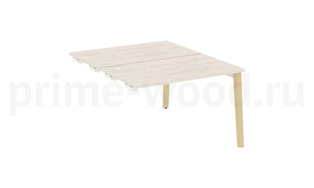 Стол-приставка двойной к опорным элементам, опоры - массив дерева ONIX WOOD 118x148x75 - фото 5