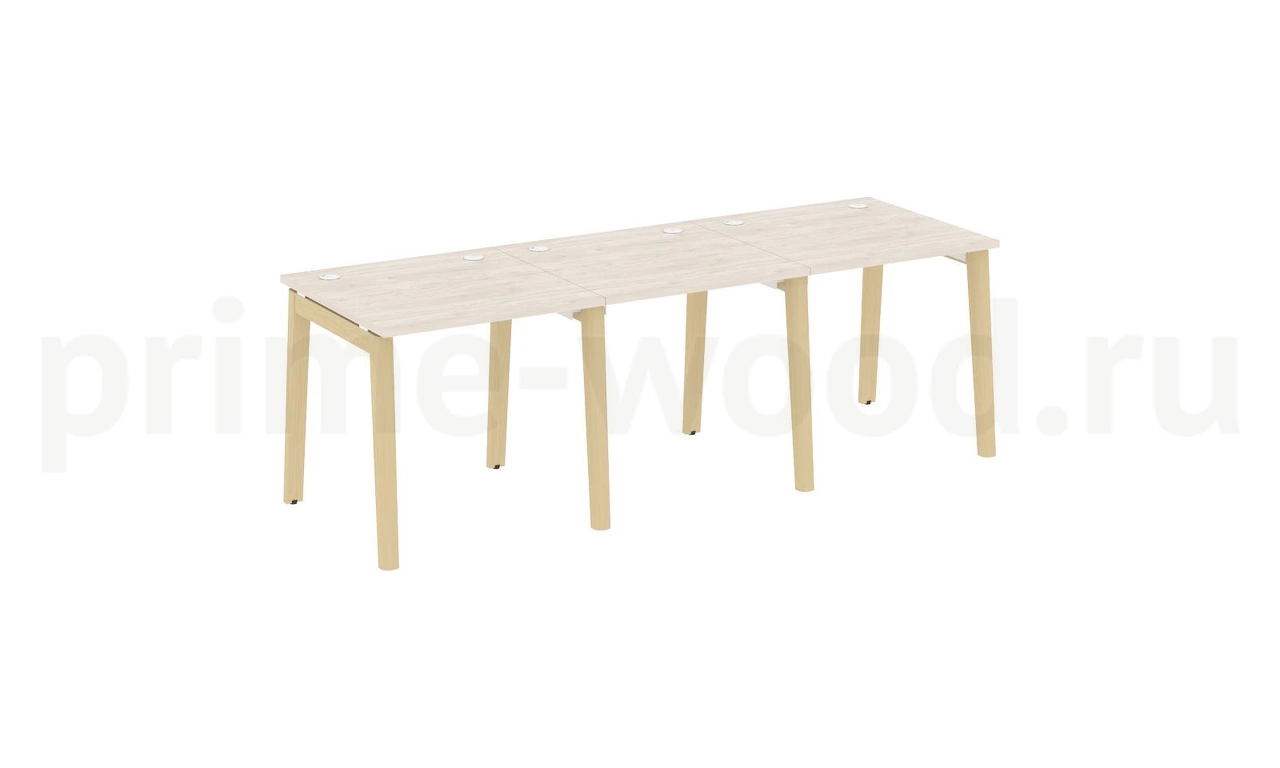 Рабочая станция, опоры - массив дерева ONIX WOOD 234x80x75 - фото 5