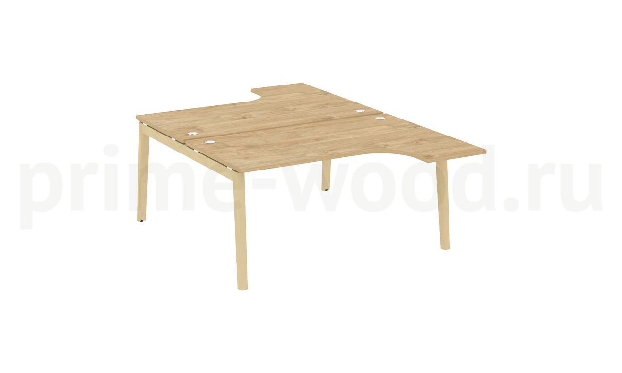 Рабочая станция, опоры - массив дерева ONIX WOOD 158x240x75 - фото 9