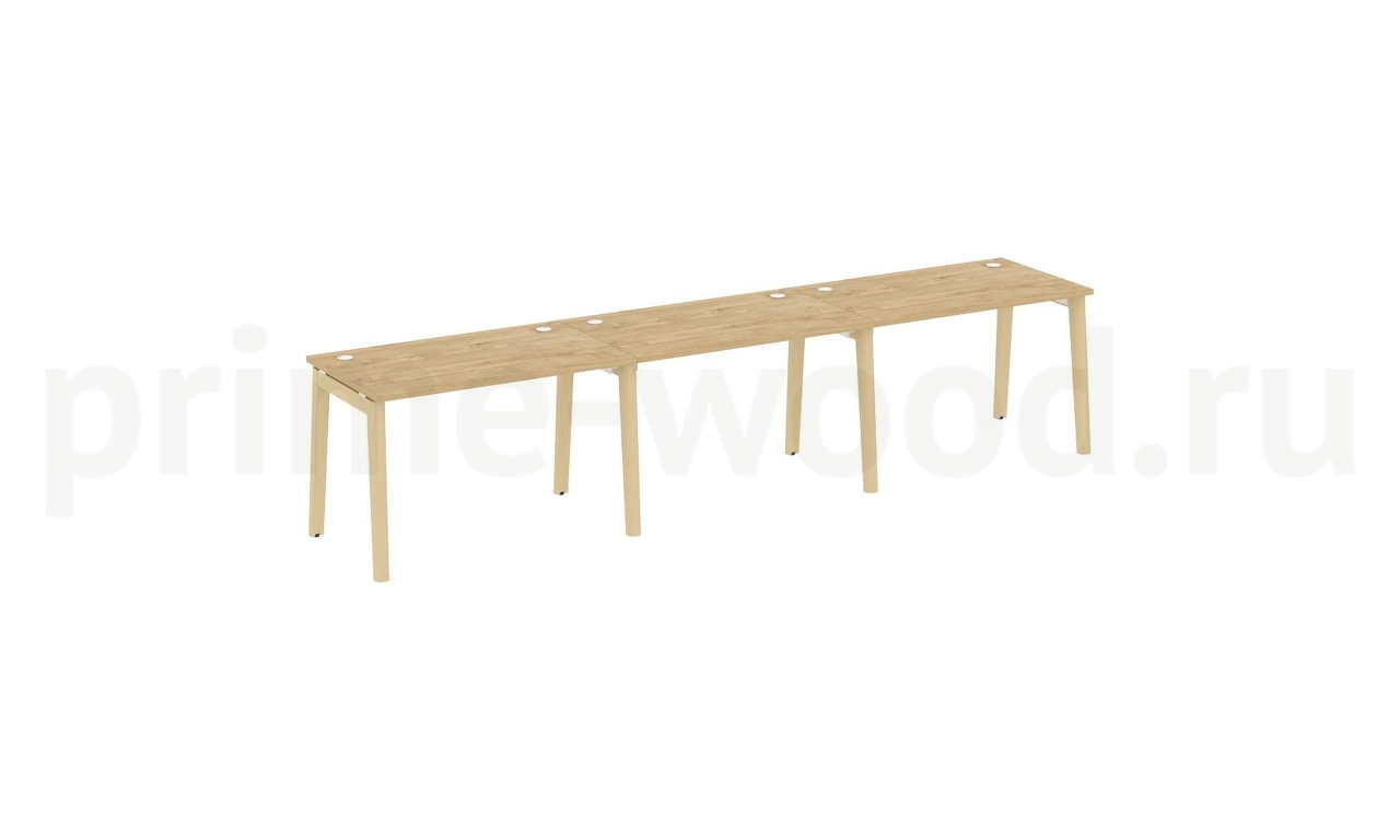 Рабочая станция, опоры - массив дерева ONIX WOOD 354x72x75 - фото 9