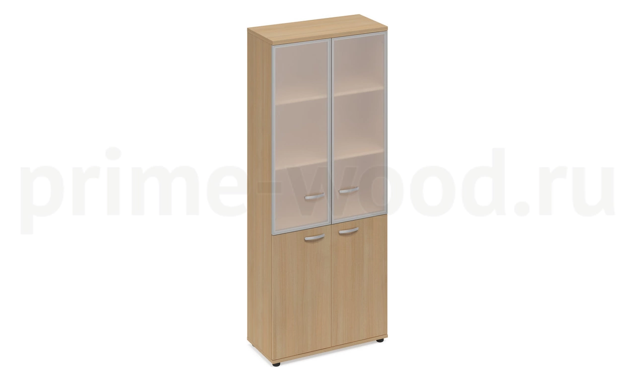 Шкаф для документов со стеклянными дверьми арт. А4 9390 БП - фото 5